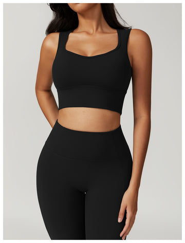 Comfort Club Brushed Fabric Sport Bra