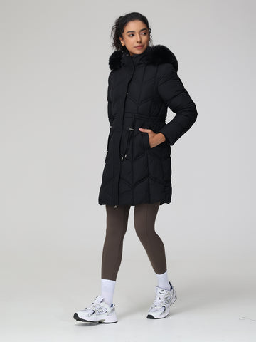 Ultra-Warm Furry Hooded Coat