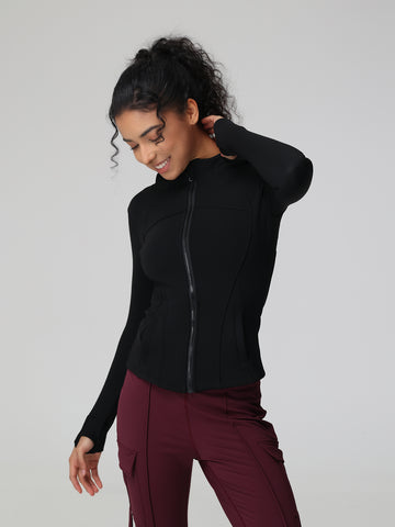 Cozy Hooded Full-Zip Jacket