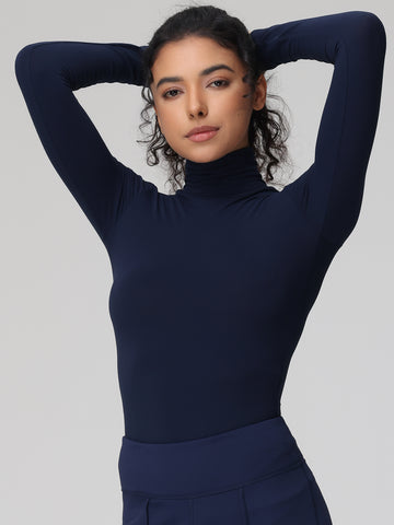 Soft Touch High Neck Fleece Bodysuit