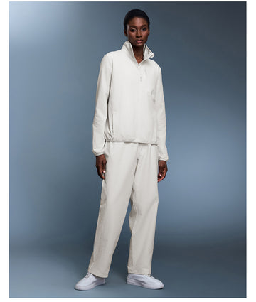 DriftEase High-Waist Relaxed Fleece Trousers