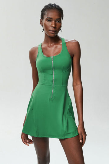 Half Zip Tennis Fitness Dress