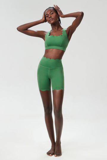 Wave Pattern Butt Lifting Shorts