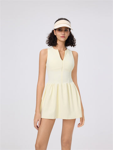Zip Up Corset Active Dress