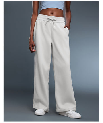 CozyStride Fleece Wide-Leg Pants