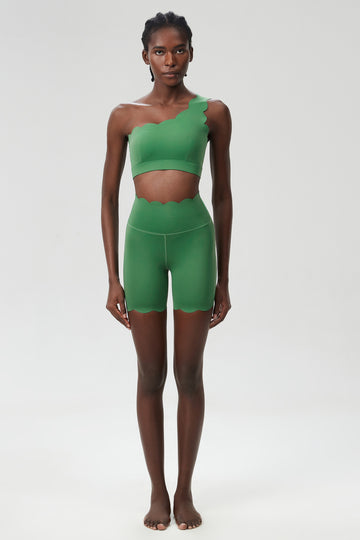 Trim Wave Pattern Activewear Set