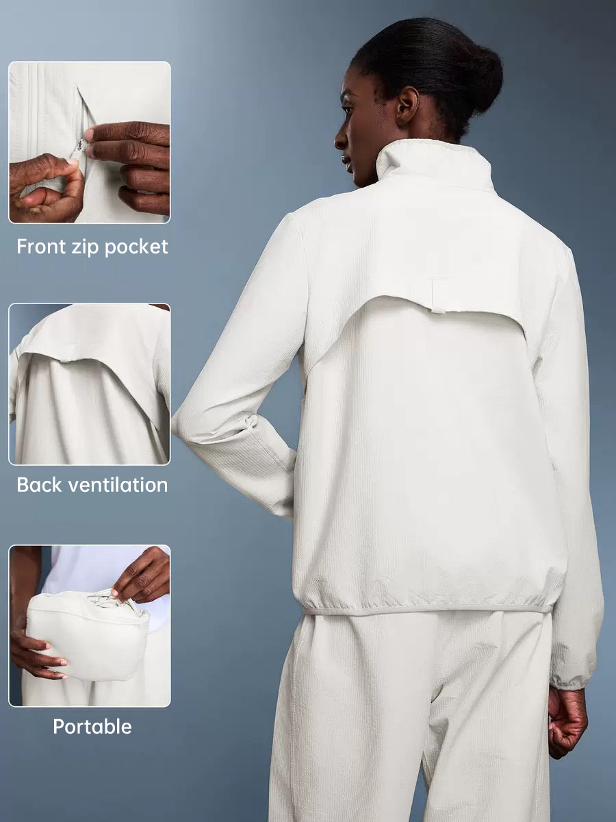 Zipper Lightweight Waterproof Jacket