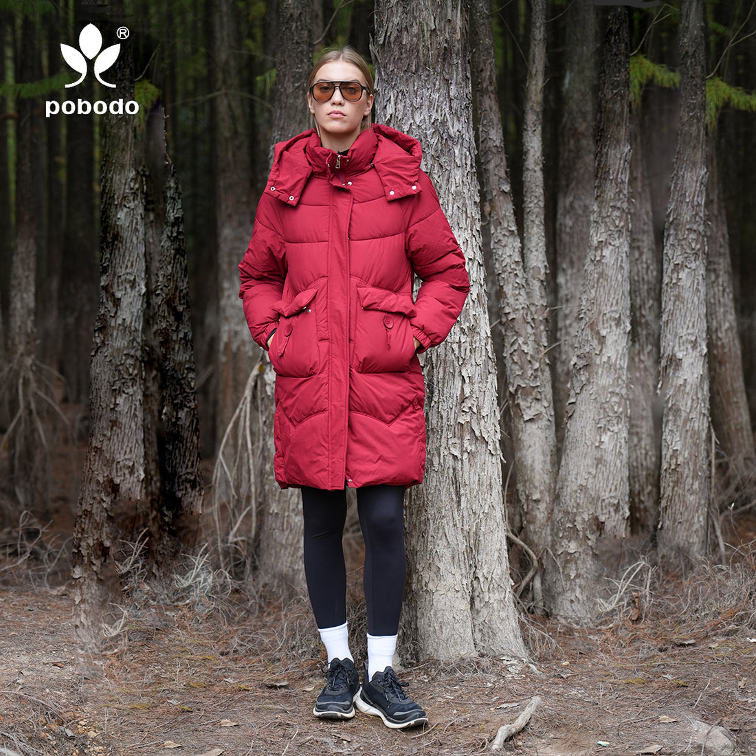 Ultra-Warm Weather-Resistant Detachable Hood Down Jacket