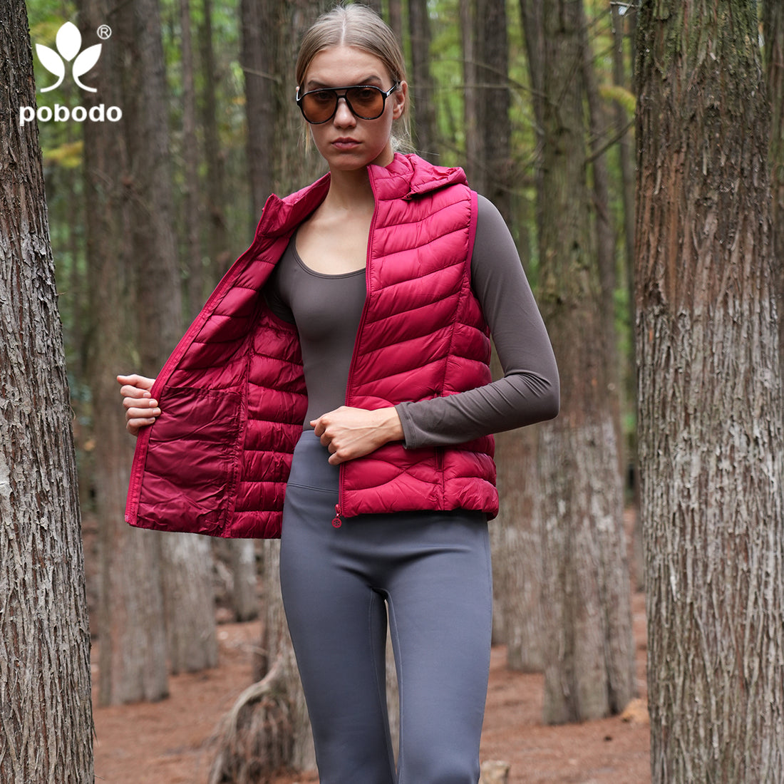 Lightweight Hooded Quilted Vest