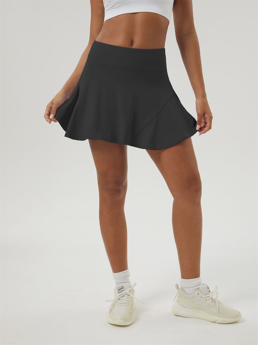 Yoga A-Line Built-in Shorts and PocketsTennis Skirt