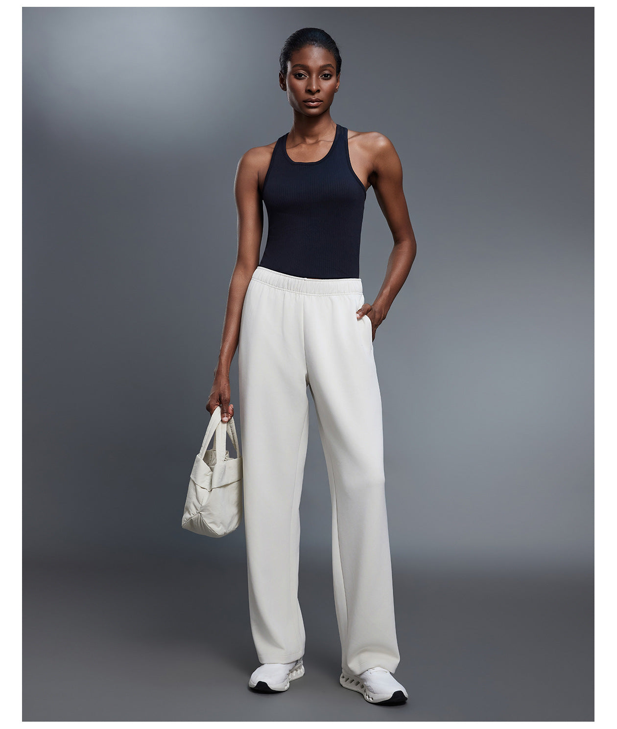 Airflow High-Waist Wide-Leg Comfort Pants