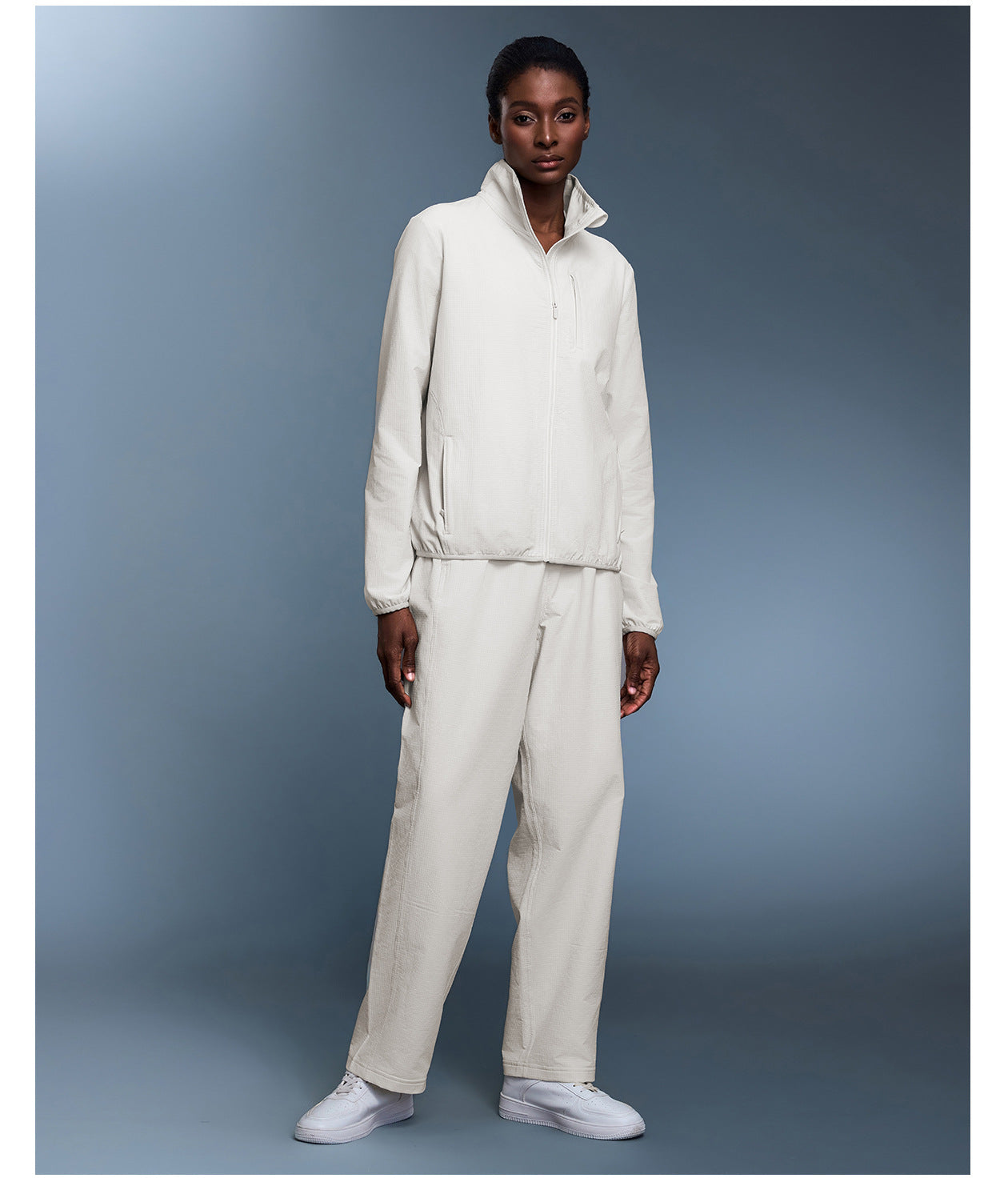 DriftEase High-Waist Relaxed Fleece Trousers