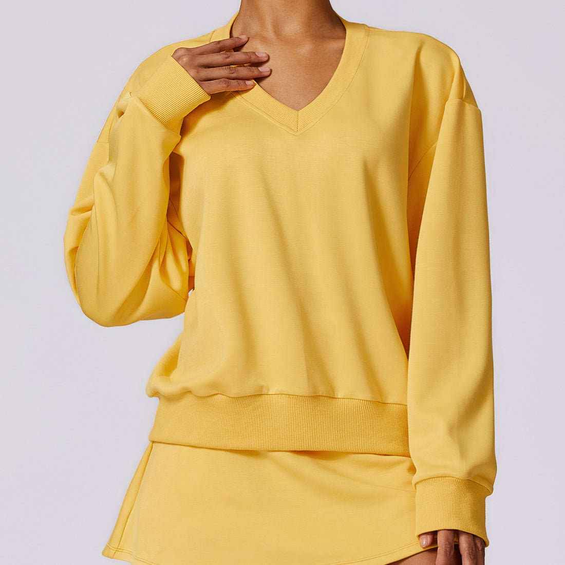 Comfort Club V-Neck Sweatshirt