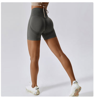 High Waist Butt Lifting Contour Biker Shorts