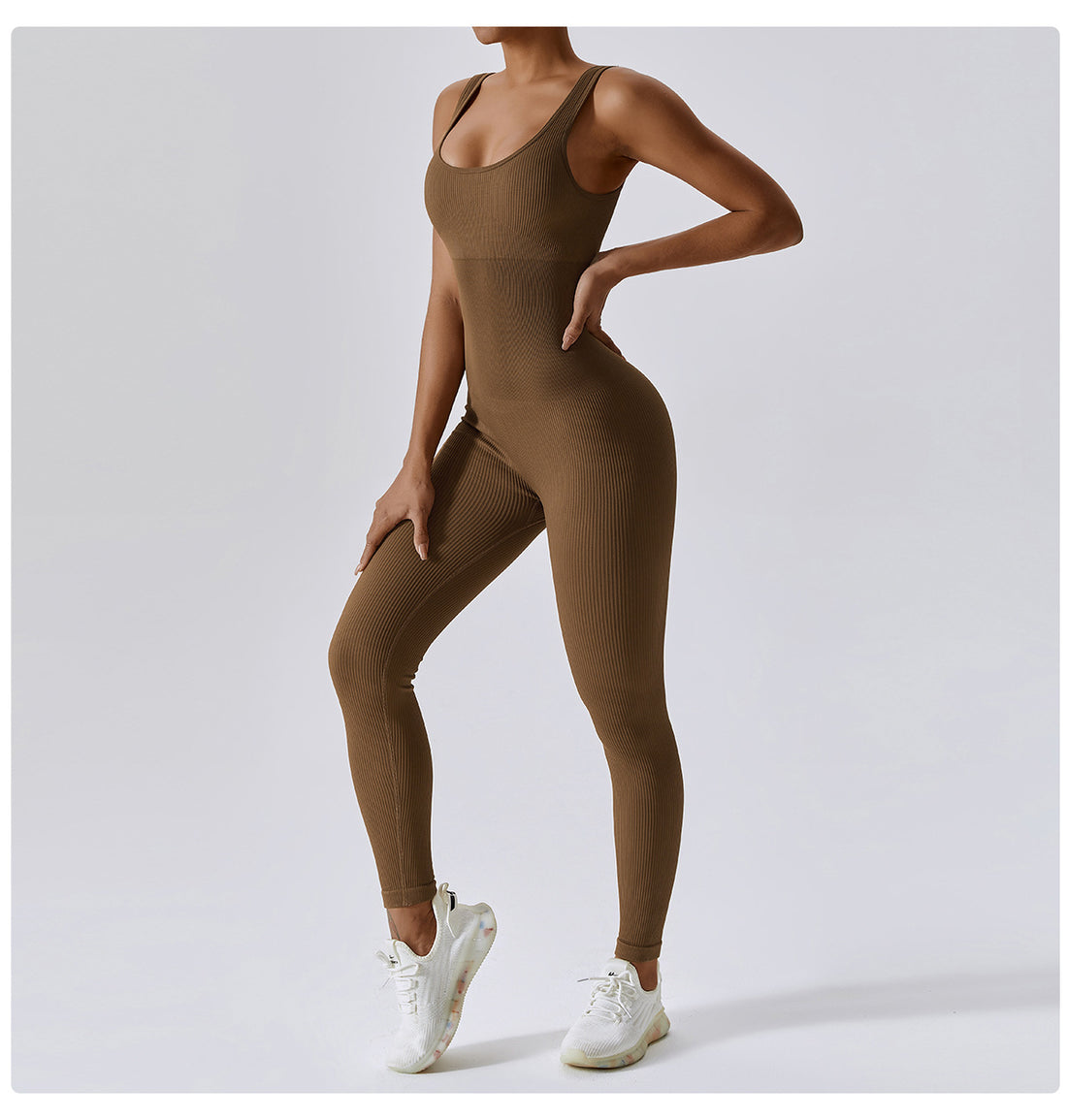 Seamless Ribbed Sculpt Jumpsuit