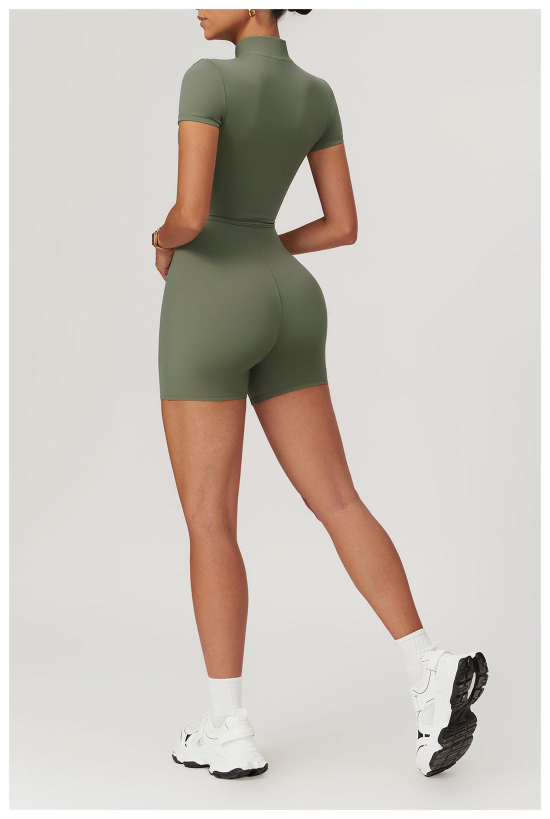 Zipper Seamless Romper