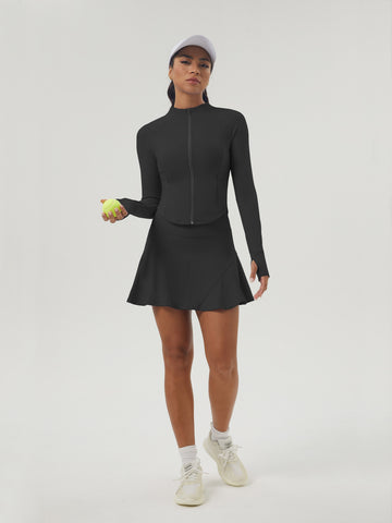 Yoga A-Line Built-in Shorts and PocketsTennis Skirt